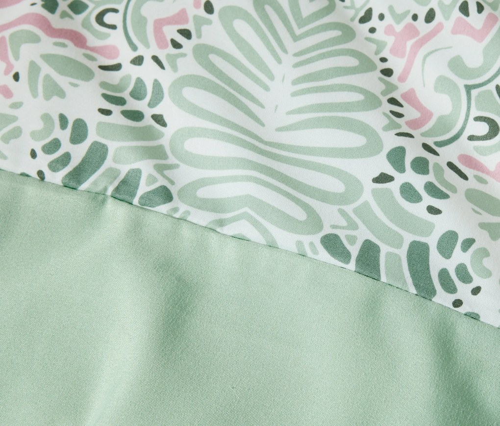 Posteľná bielizeň z mikrovlákna, zelená, štandardná veľkosť