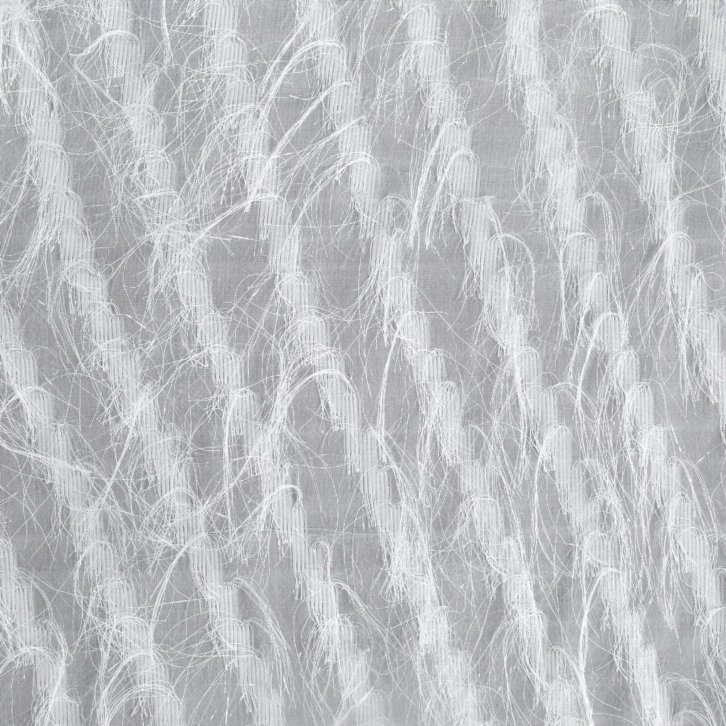 ZÁVES NA KRÚŽKOCH LAUREL 140X250 CM BIELA