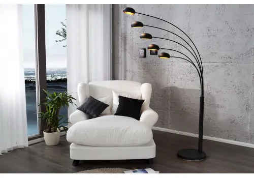 Stojaca lampa 22967 Čierna - Komfort-nábytok