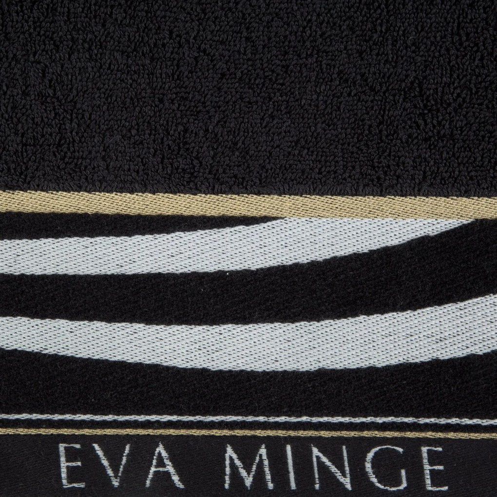 BAVLNENÝ UTERÁK EVA MINGE2 SADA 6KS 50X90 CM ČIERNA