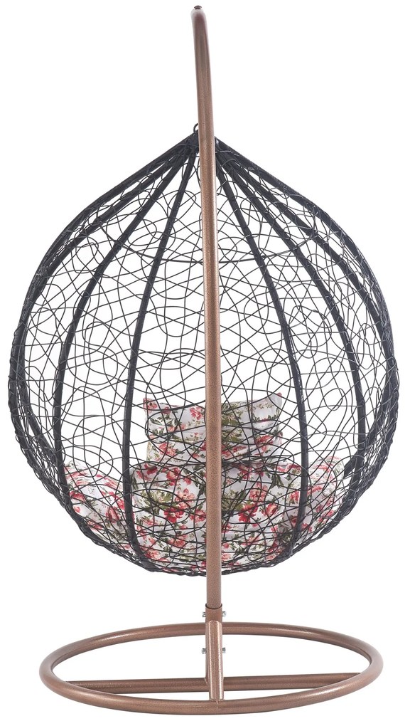 Závěsné houpací křeslo Houseland Luna XL 02 černé