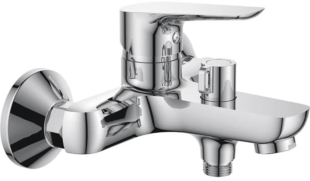 Aqualine Aqualine, LOTTA Nástenná vaňová batéria, rozteč 150mm, chrómová, LT610
