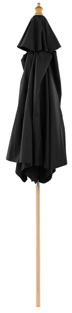 Carypho slnečník čierny 250 cm