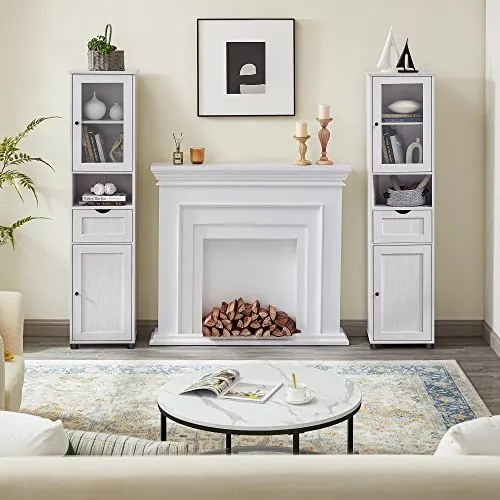 VASAGLE Kúpeľňová skrinka SONGMICS BBK163T44