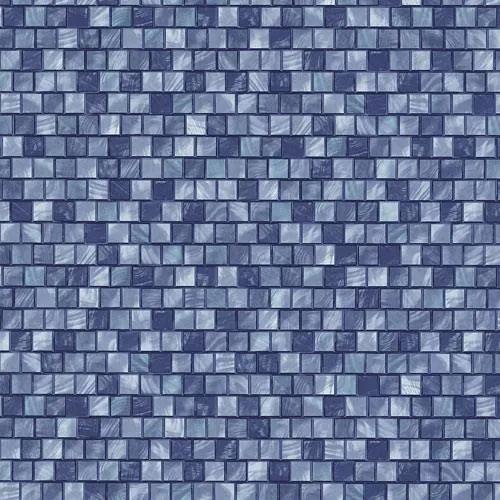 Vliesové tapety, mozaika modrá, Origin 4210310, P+S International, rozmer 10,05 m x 0,53 m