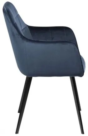 Židle DANFORM EMBRACE, samet modrá DAN- FORM Denmark 100801597