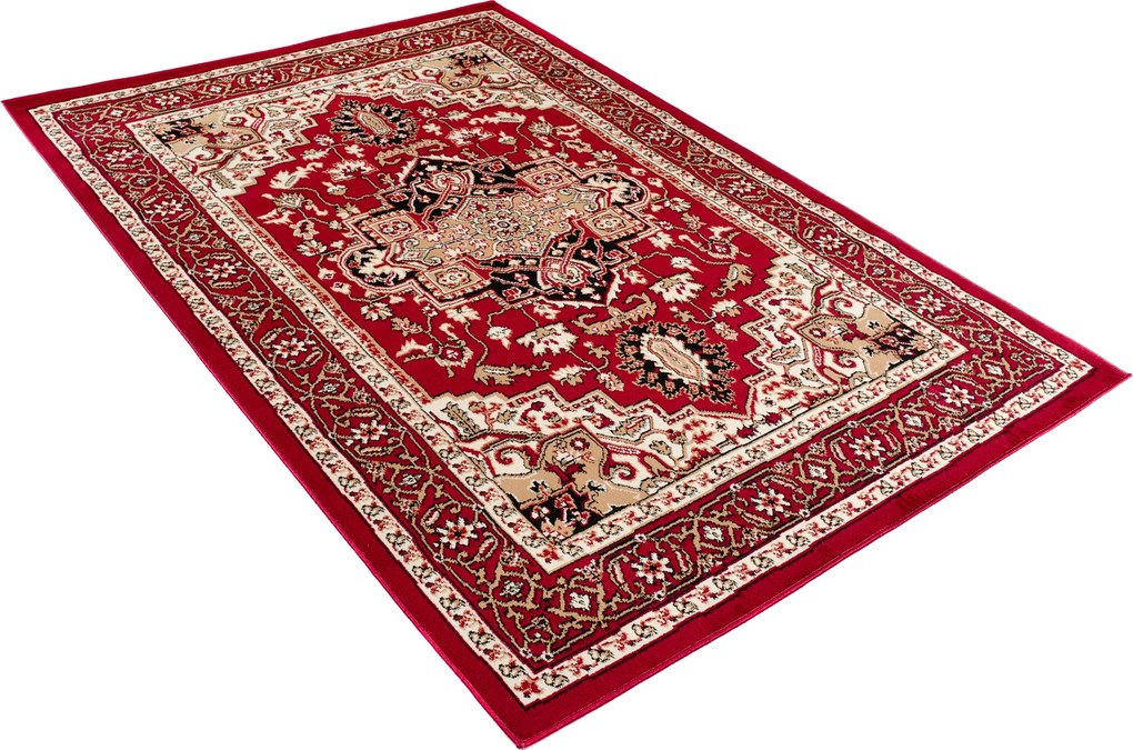 TA Koberec Q011A RED EUFRAT BLX Červený Obdĺžnikový Rozmer: 120x170 cm