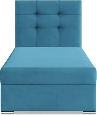 Čalúnená posteľ ELDA Velvet 90×200 cm modrá