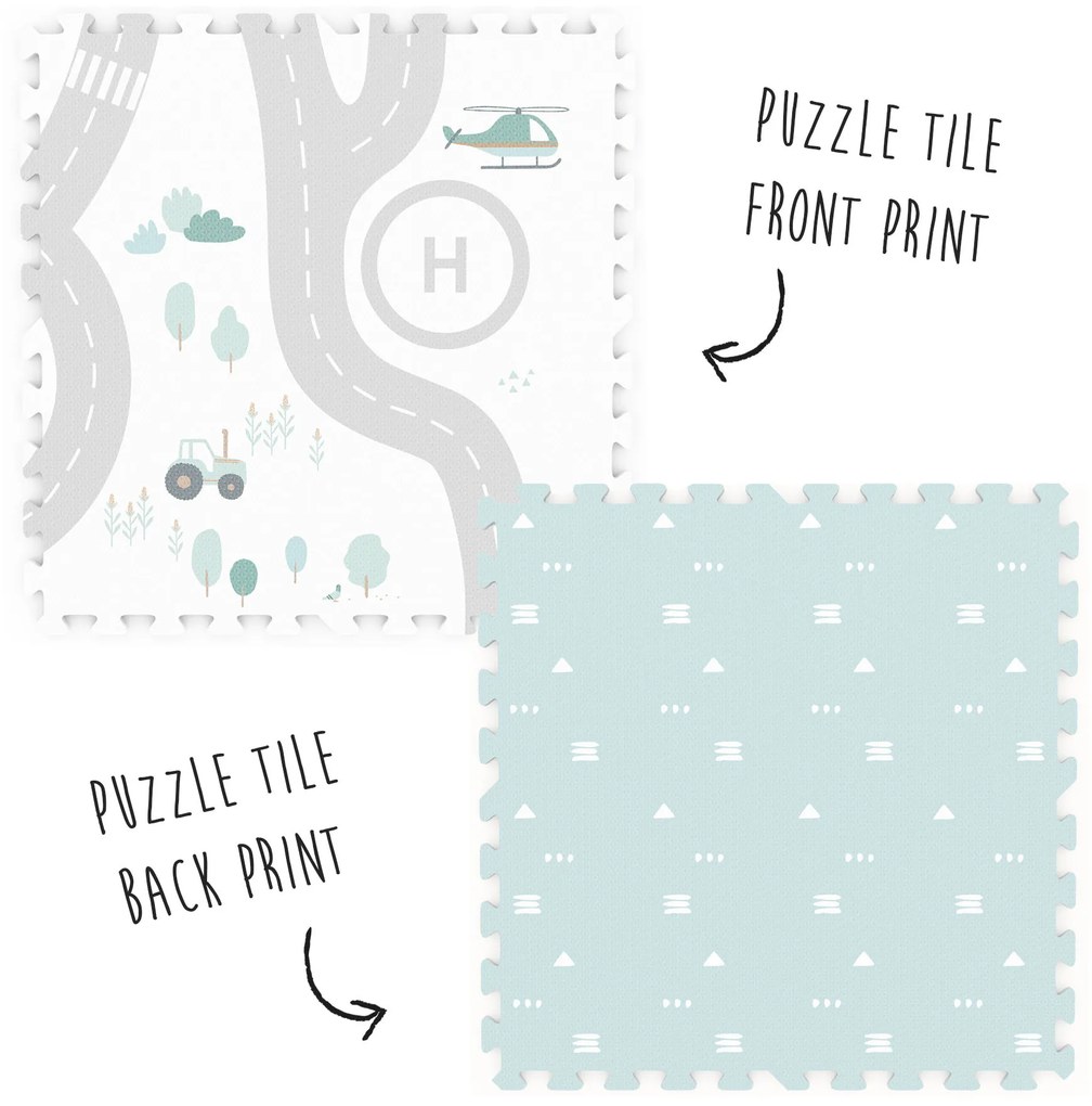 Play&Go EEVAA podložka na hranie Road