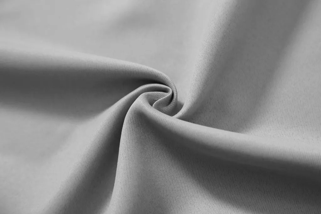 Svetlosivý záves OXFORD 140x270 cm Zavesenie: Riasiaca páska