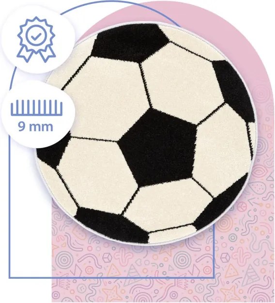 Koberec Agnella Funky Top Kik krém kruh