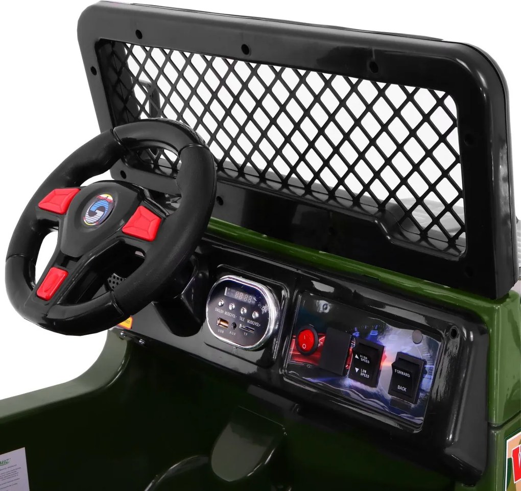 Ramiz Detský terénny akumulátorový Raptor Drifter Zelená + Pilot