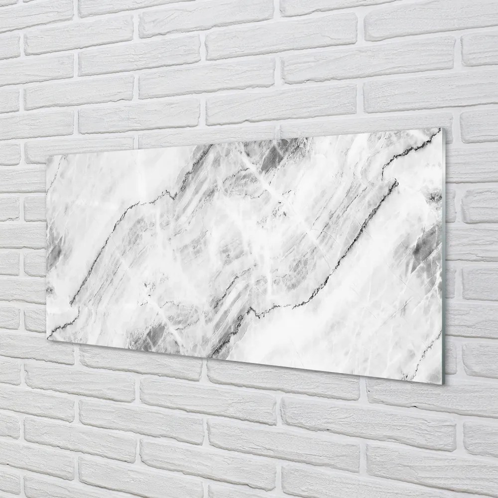 Sklenený obklad do kuchyne Marble kamenný múr 125x50 cm