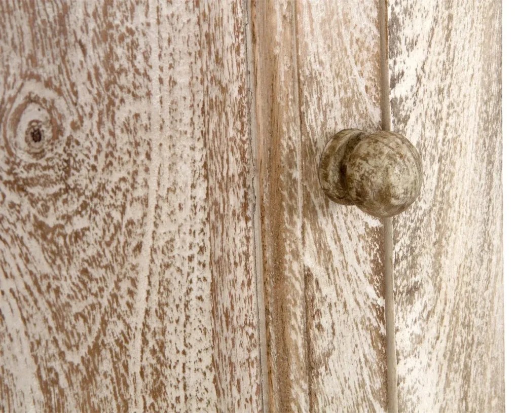 furniture-nabytek.cz - Masívna kúpeľňová nástenná skrinka Patina z mangového dreva, lakovaná, prírodná farba – 48×24×70 cm