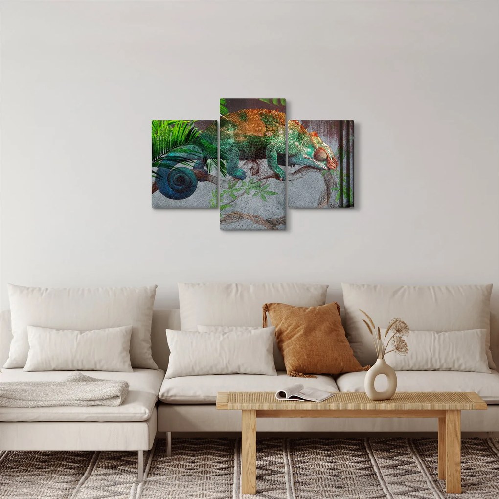 Obraz - Chameleon (90x60 cm)