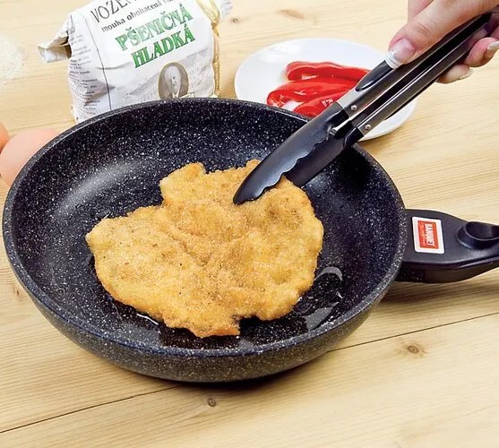 Kliešte nerez + plast, čierne, 27 cm