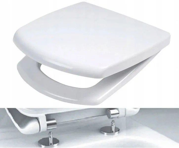 Cersanit Carina WC sedátko pomaly-padajúce, biela, K98-0069