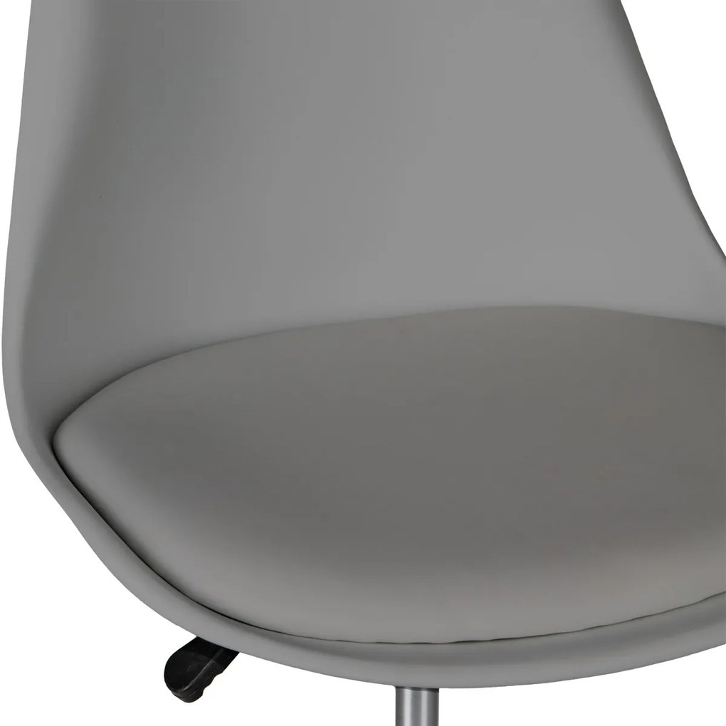 Kancelárska stolička MODERN OFFICE s vankúšom sivá