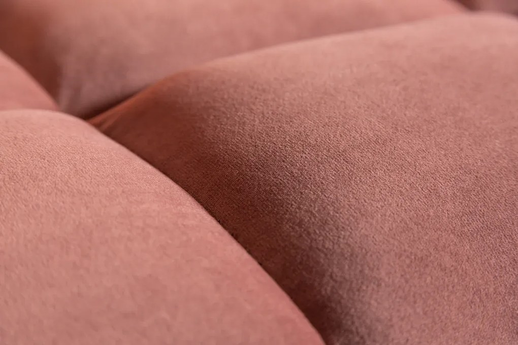 Pohovka COZY VELVET 220 cm staroružový zamat