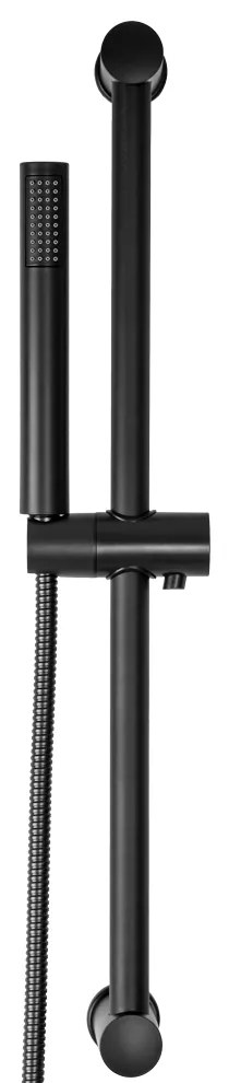 Gamma ZN5, sprchový stĺp s ručnou sprchovou súpravou, čierna matná, GMA-ZN5-BK