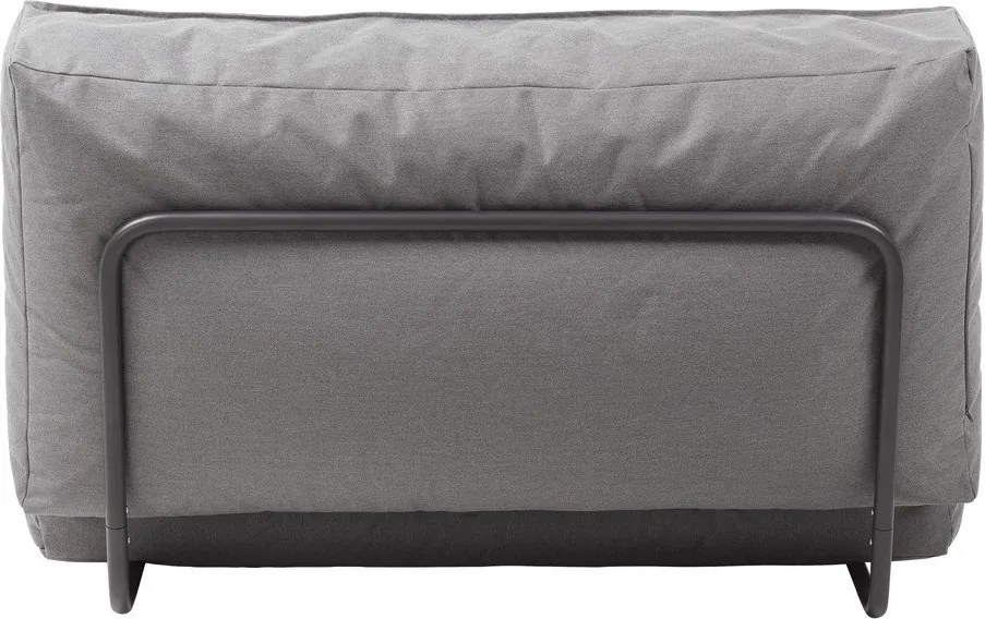 Sivé záhradné ležadlo Blomus Stone, 120 x 190 cm