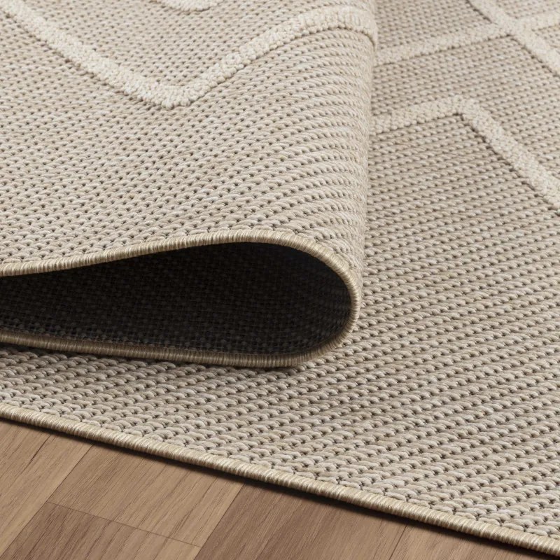 Kusový koberec Patara 4954 Beige – na von aj na doma, 80x250, béžová, chodba / predsieň, Ayyildiz