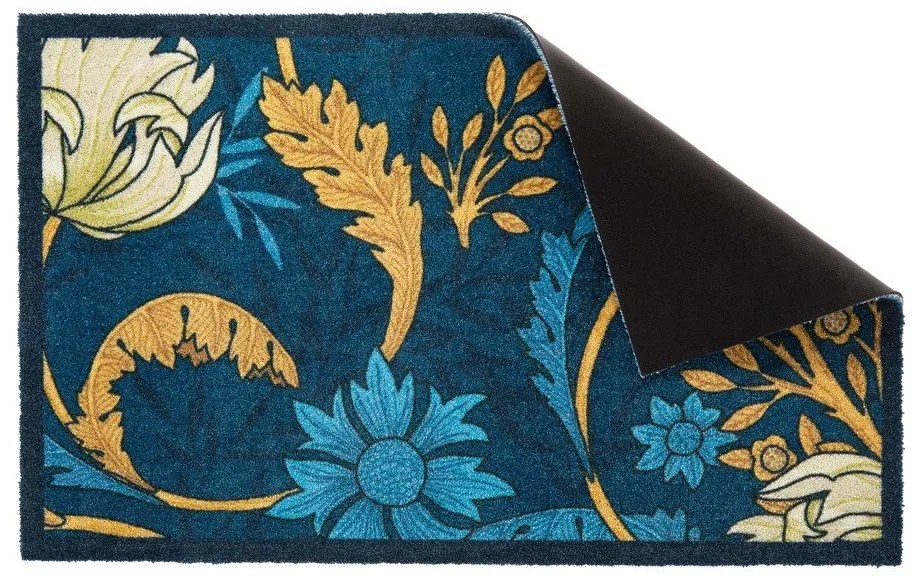 Rohožka 50x80 cm William Morris Blue – Artsy Doormats