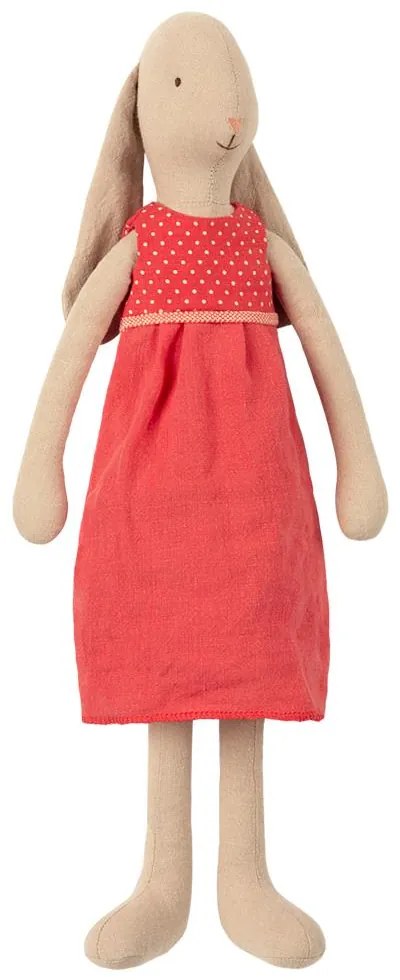 Maileg - Hračky značky Maileg Zajačie dievča červené šaty