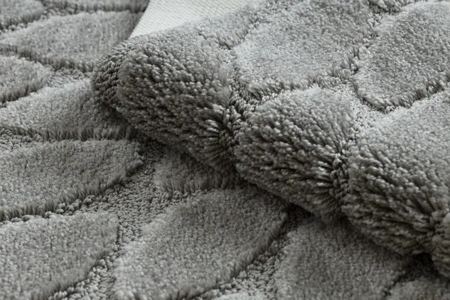 Sada kúpeľňových koberčekov SUPREME STONES kamienky, sivá