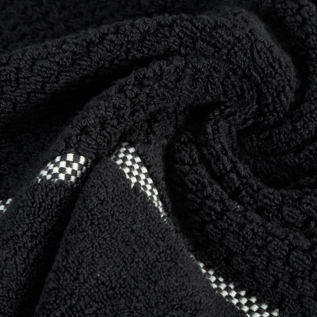 FROTÉ UTERÁK CALEB 50X90 CM ČIERNA