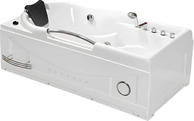 Terra Hydromasážna vírivá vaňa Ramzes 634 168x85 s ohrevom vody