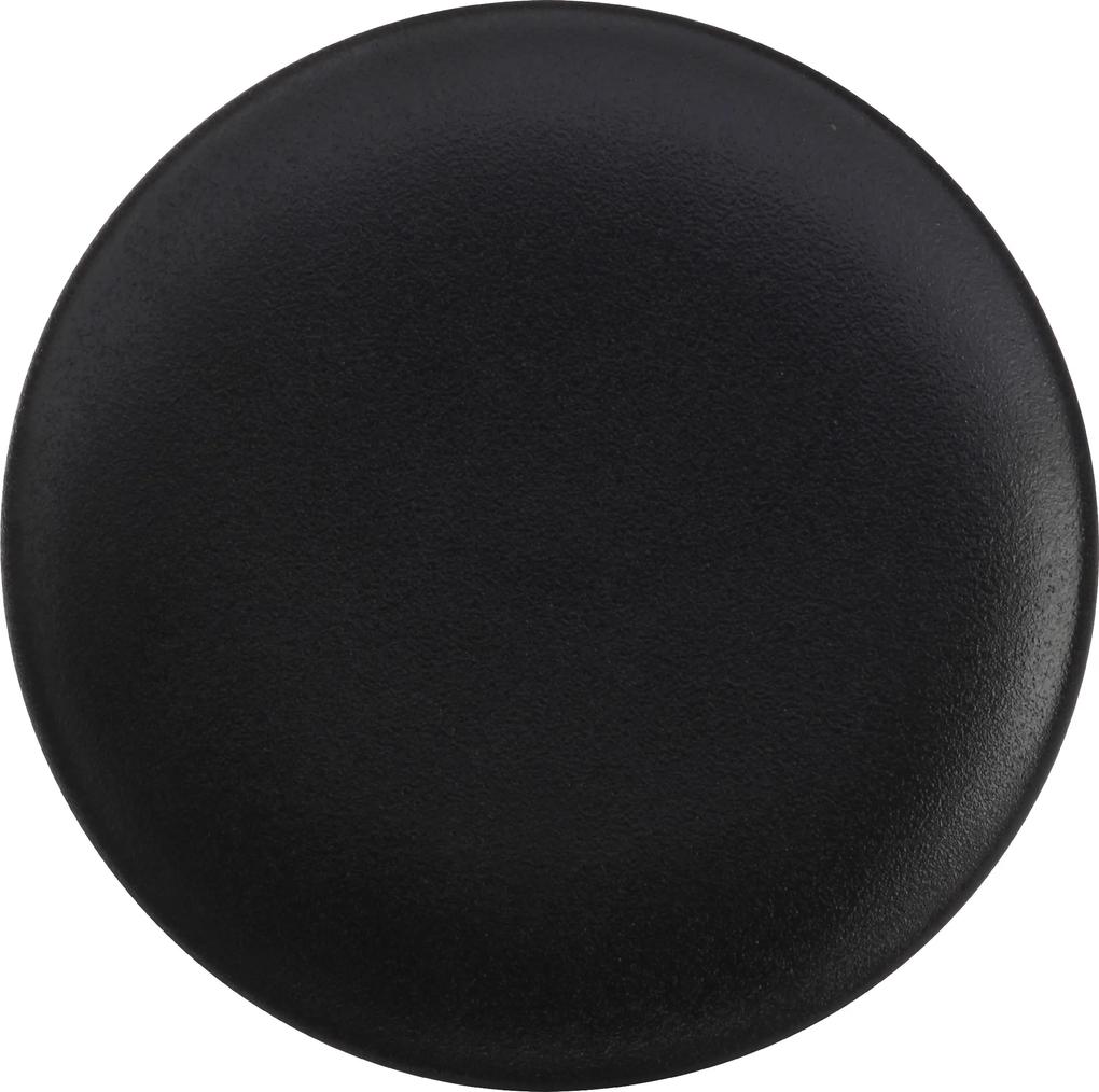 Plytký tanier 27,5 cm čierny - edícia Caviar - Maxwell &amp; Williams