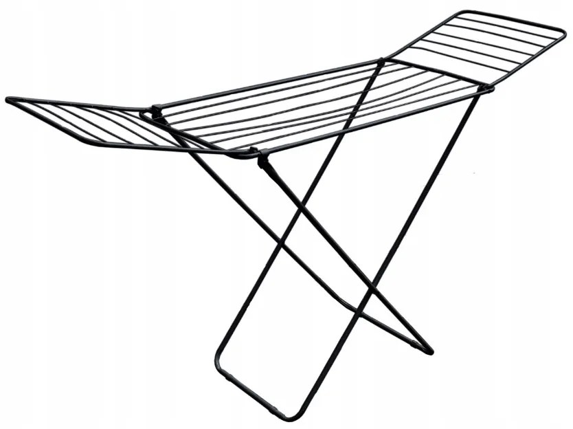 Erga Model TOP Black, sušiak na bielizeň 166x46x88 cm, čierna, ERG-SEP-10SUSSTOBLA16