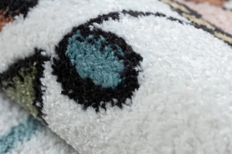 Dywany Łuszczów, Detský kusový koberec Fun Hop pink, 160x220, ružová, detská izba