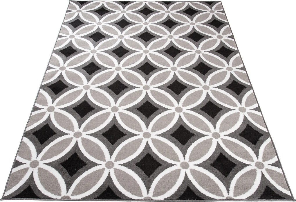 TA Koberec Z898A TMAVO ŠEDÁ MAYA PP EYM Rozmer: 200x300 cm