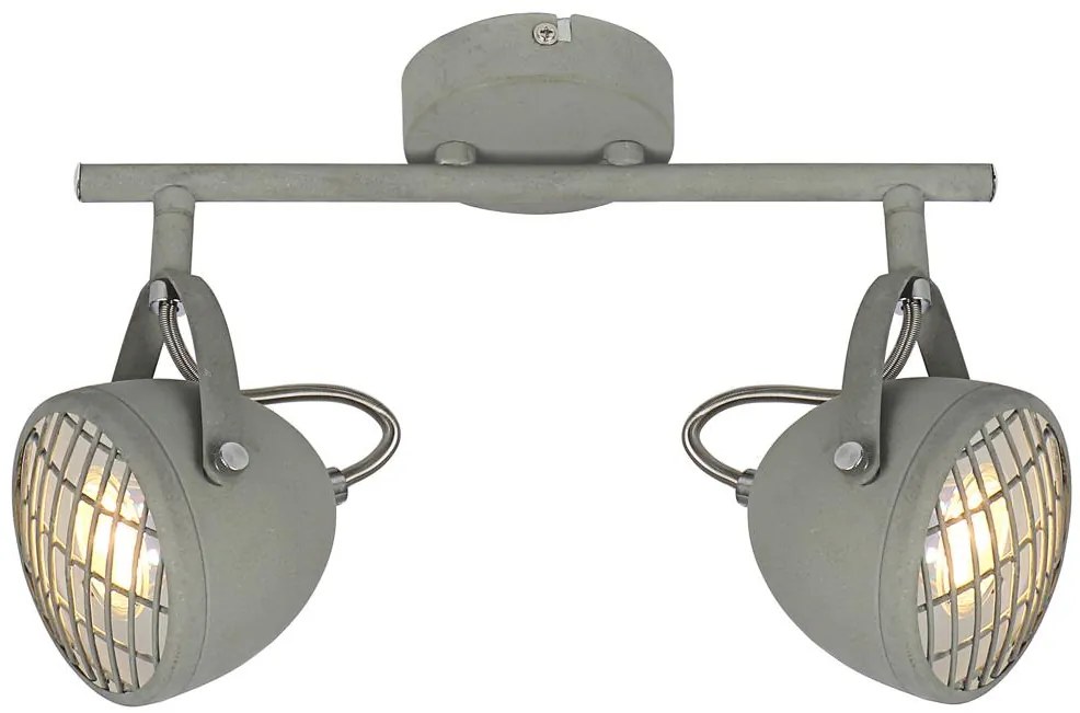 Candellux PENT Spot 2X50W GU10 Concrete Gray 92-68057
