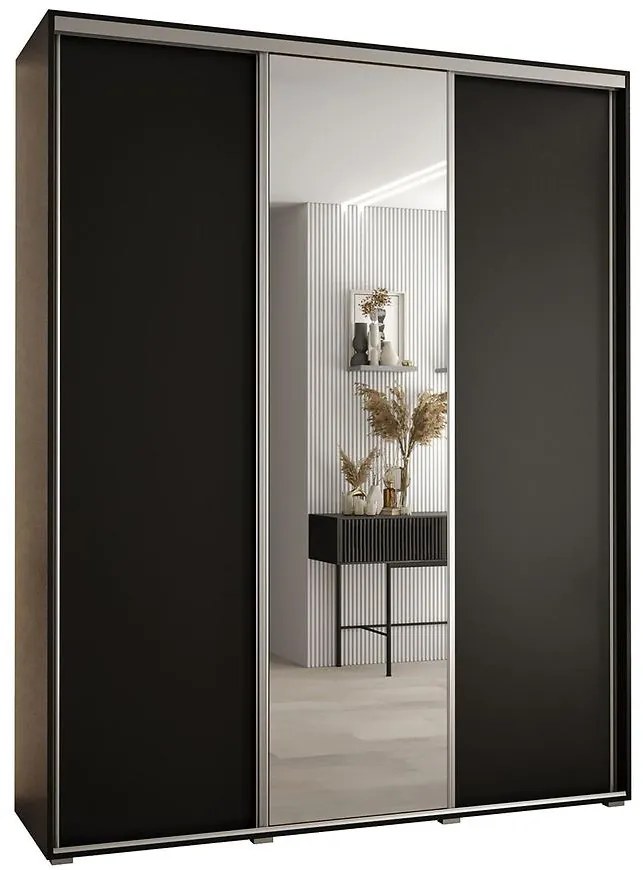 Skriňa 45 Canaris 3 190 čierna/silver