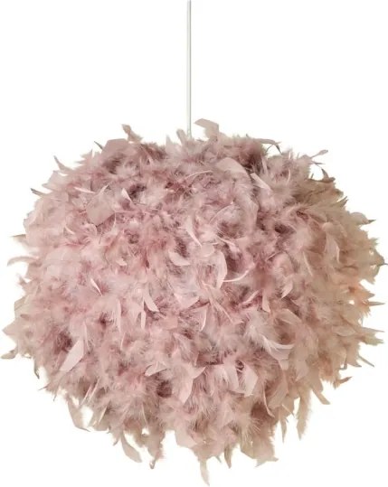 Searchlight 70393PI - Tienidlo k lustru KATE E14/E27 pr. 50 cm ružové