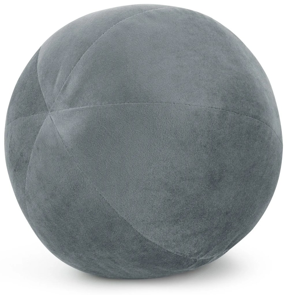 DEKORAČNÝ VANKÚŠ GAJA4 (FI) 24 CM STRIEBORNÁ