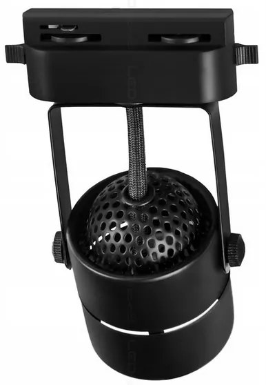 BERGE LED bodový reflektor pre žiarovku GU10, pohyblivý - čierny