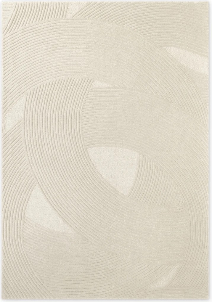Ted Baker, Kusový koberec Ted Baker Kensington 106399 Cream, 160x230 specifický tvar, biela, kancelária