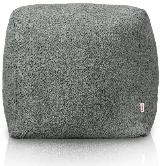 Taburetka Boucle sivá