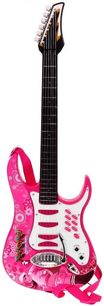 RAMIZ Detská elektrická gitara - ružová
