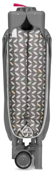 Lionelo - Cestovná postieľka SVEN PLUS sivá