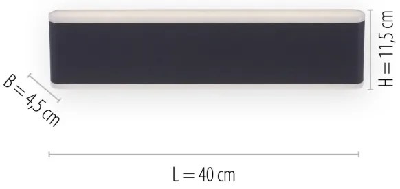 Paul Neuhaus 9484-13 - LED Stmievateľné vonkajšie svietidlo ELSA 2xLED/9W/230V IP65