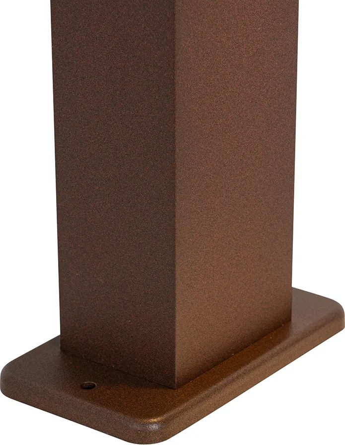 Inteligentná vonkajšia stojaca lampa hrdzavo hnedá 30 cm IP44 vrátane WiFi GU10 - Baleno