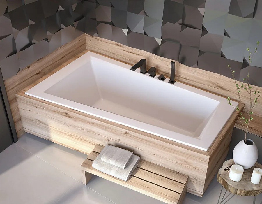 Besco Akrylátová asymetrická vaňa so zníženým lemom Intima Slim 150x85 (160x90) BESCO-Rozmery: 160x90, BESCO-Farba: Biela, BESCO-Orientácia: Ľavá