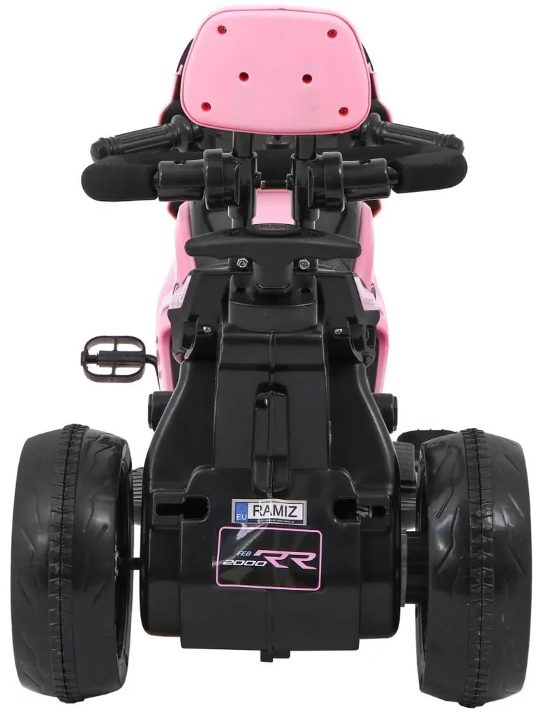 RAMIZ ELEKTRICKÁ MOTORKA BIKE - RUŽOVÁ - 1x20W - 6V/4.5Ah - 2022