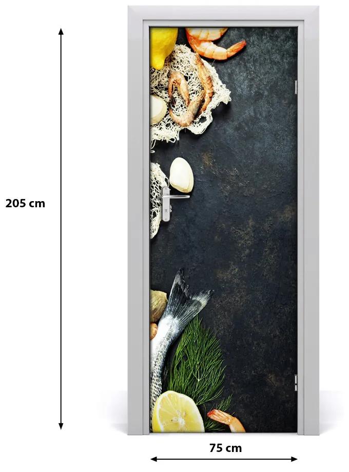 Fototapeta na dvere samolepiace ovocie mora 75x205 cm