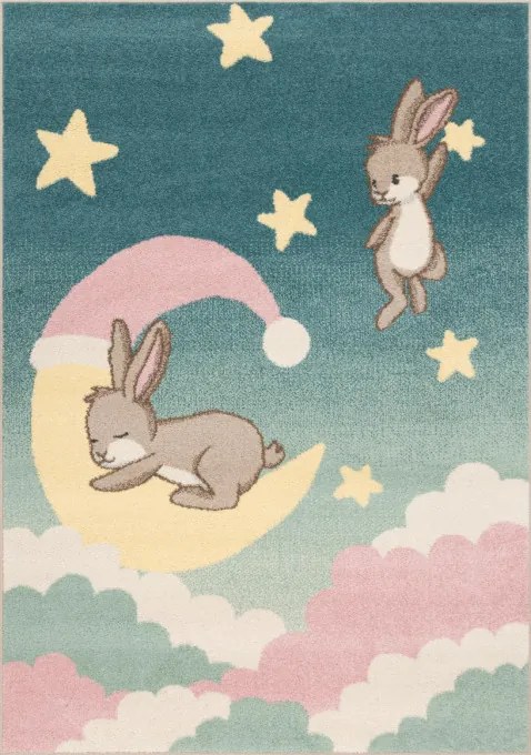 Koberec Agnella Funky Top Sweet Dreams modrý